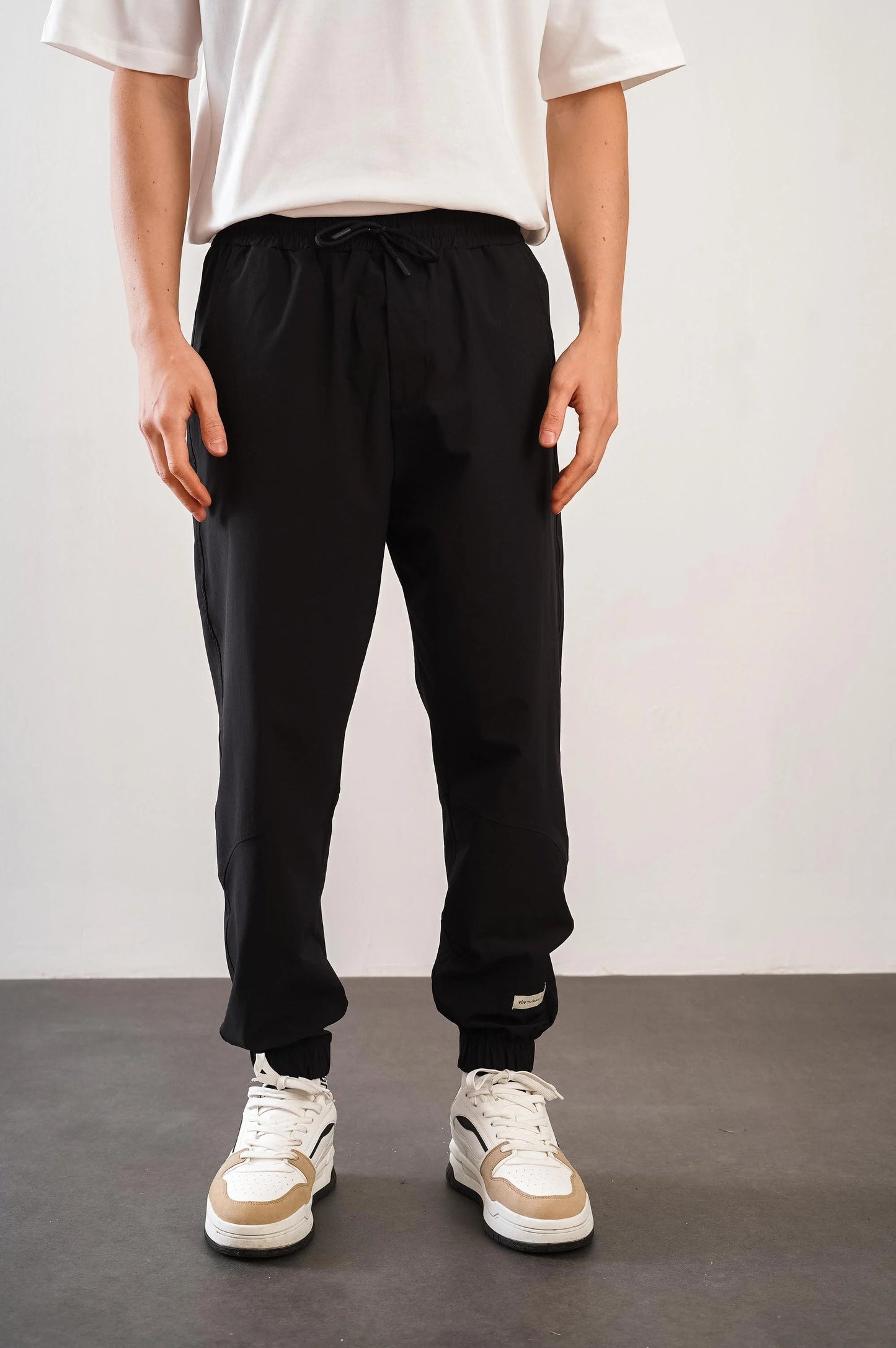 Men's Relax Fit Moulded Elasticated Leg Jogger Trousers