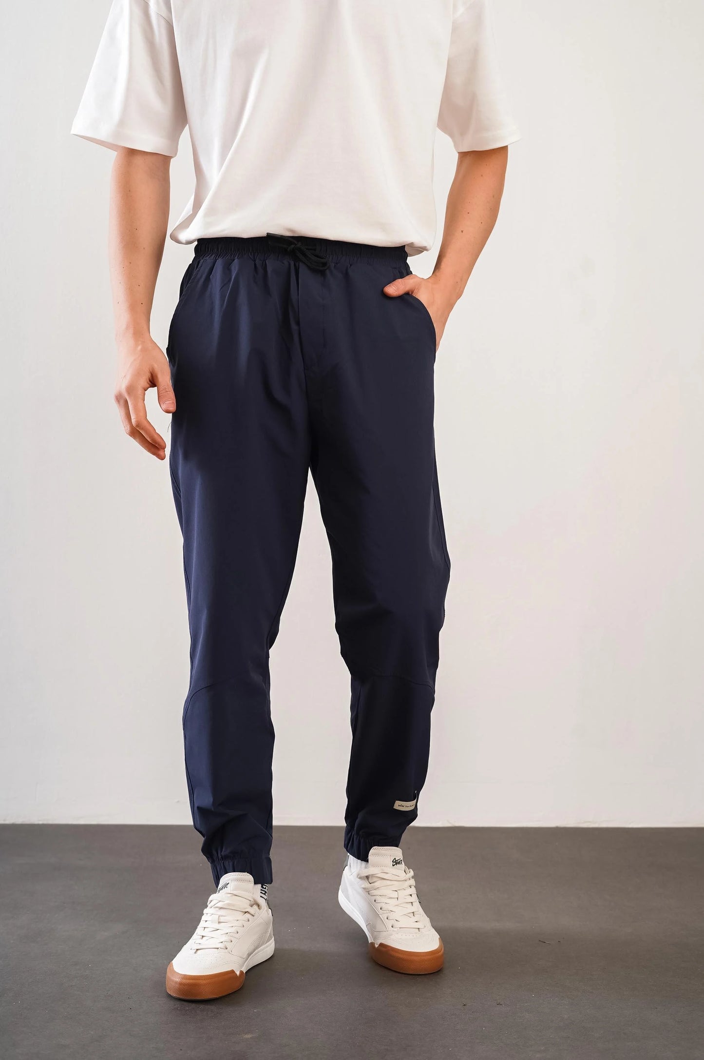 Men's Relax Fit Moulded Elasticated Leg Jogger Trousers