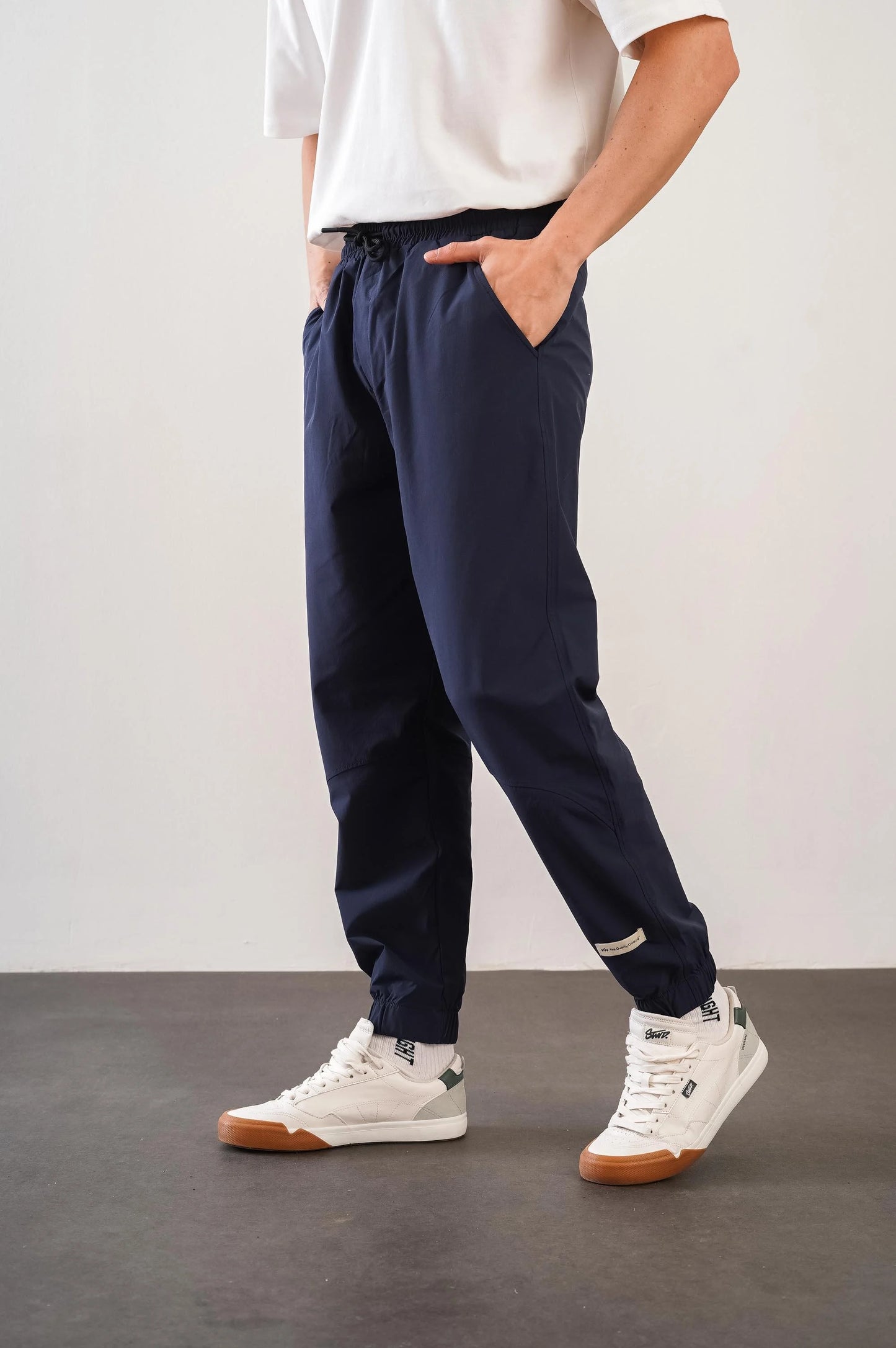 Men's Relax Fit Moulded Elasticated Leg Jogger Trousers