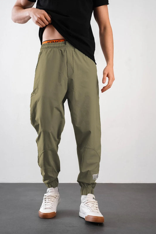 Men's Relax Fit Moulded Elasticated Leg Jogger Trousers