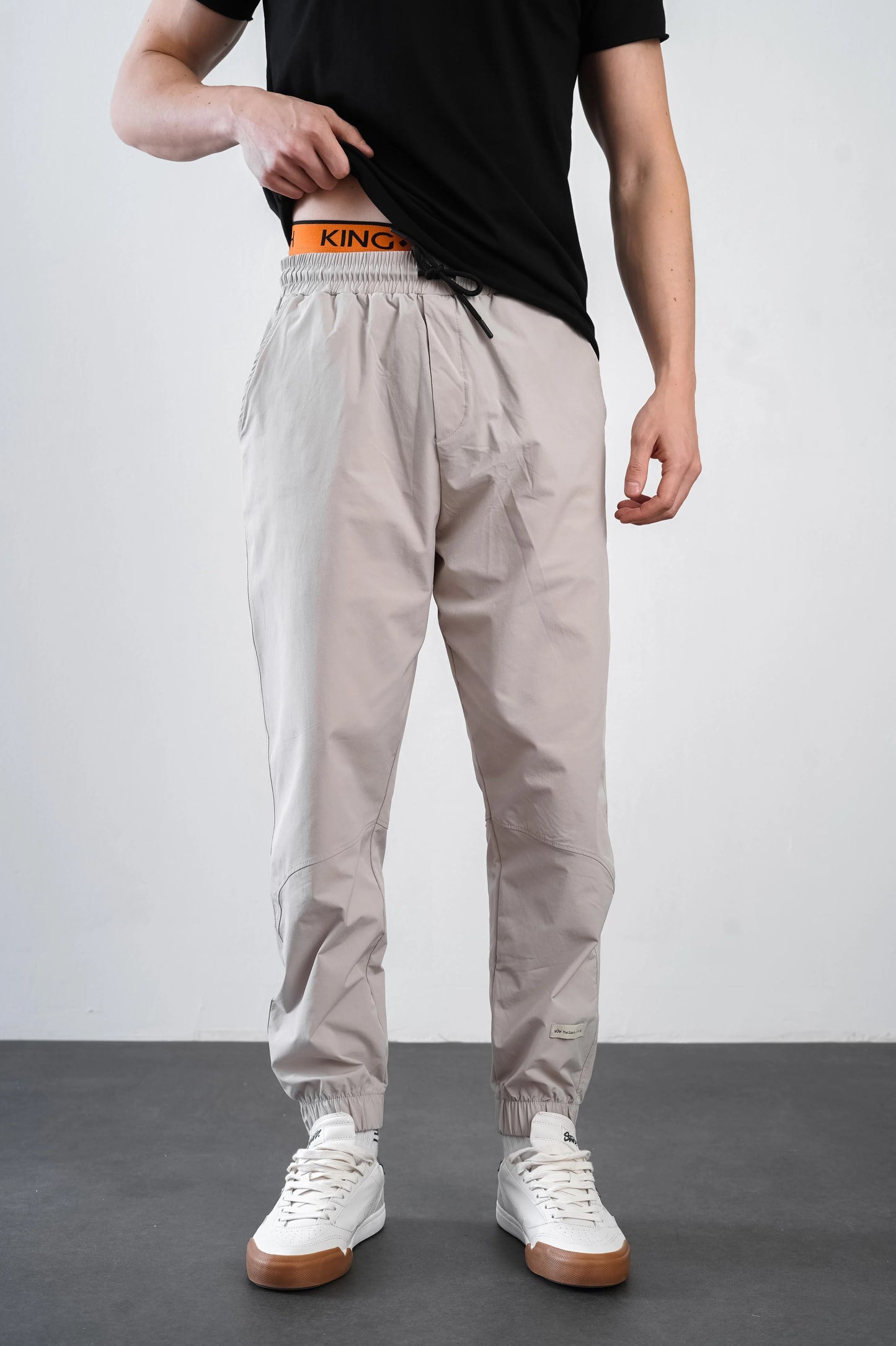 Men's Relax Fit Moulded Elasticated Leg Jogger Trousers