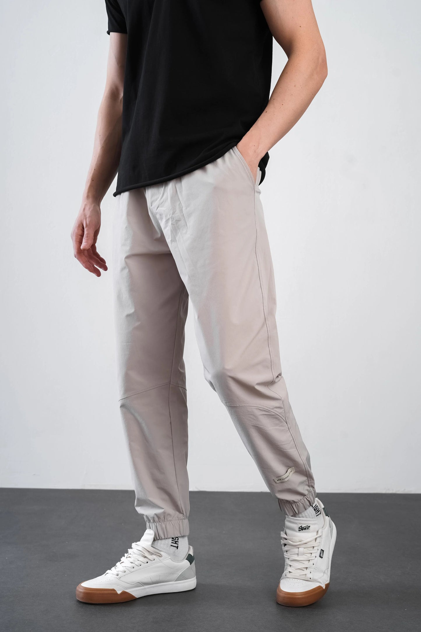 Men's Relax Fit Moulded Elasticated Leg Jogger Trousers