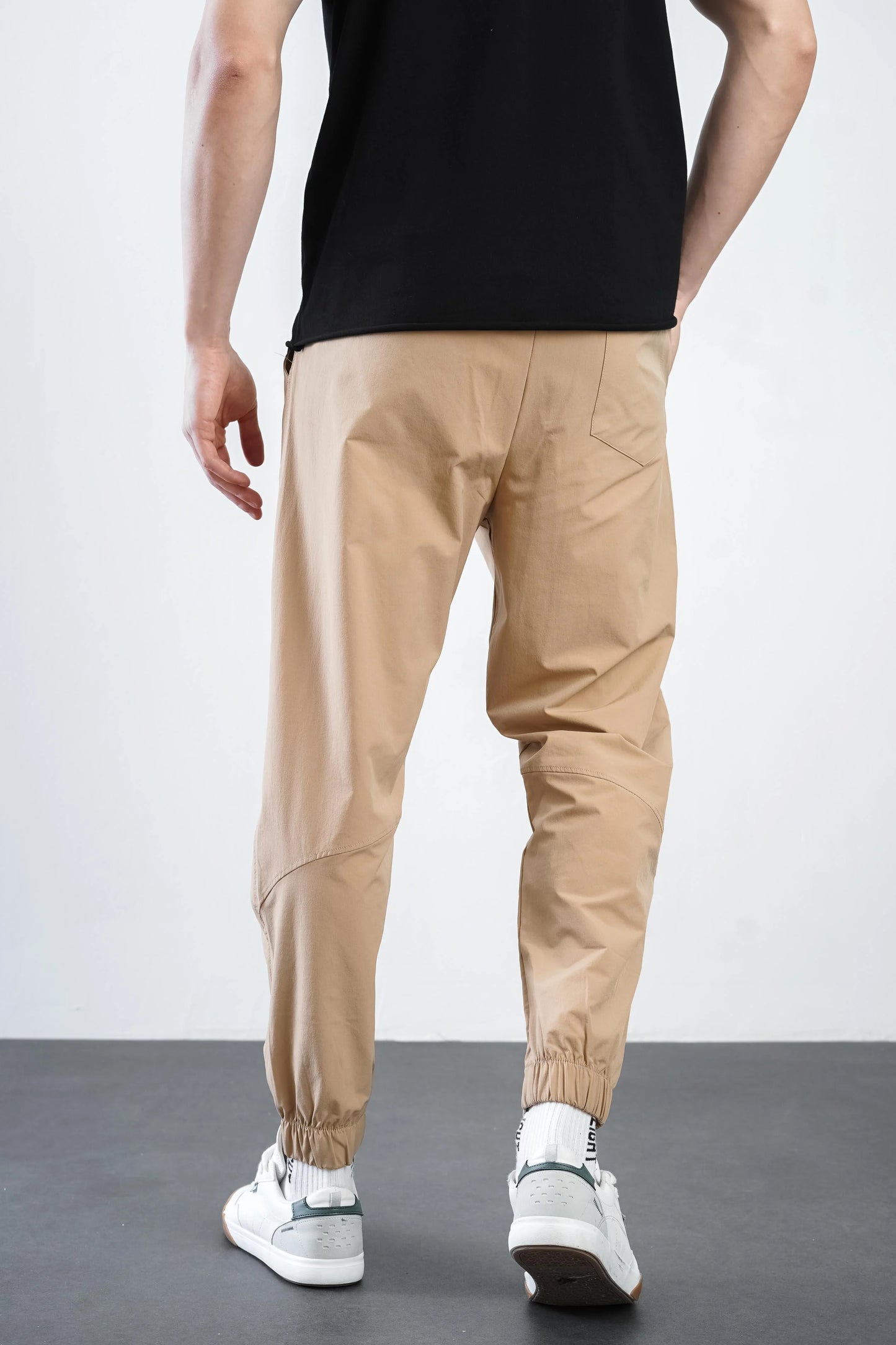 Men's Relax Fit Moulded Elasticated Leg Jogger Trousers