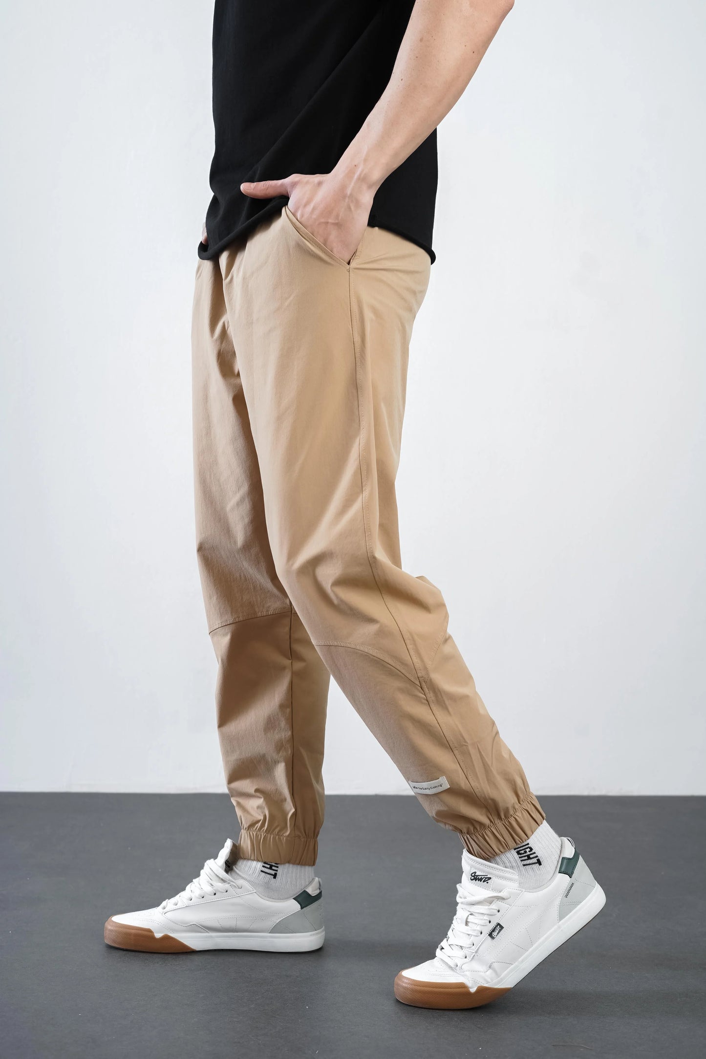 Men's Relax Fit Moulded Elasticated Leg Jogger Trousers