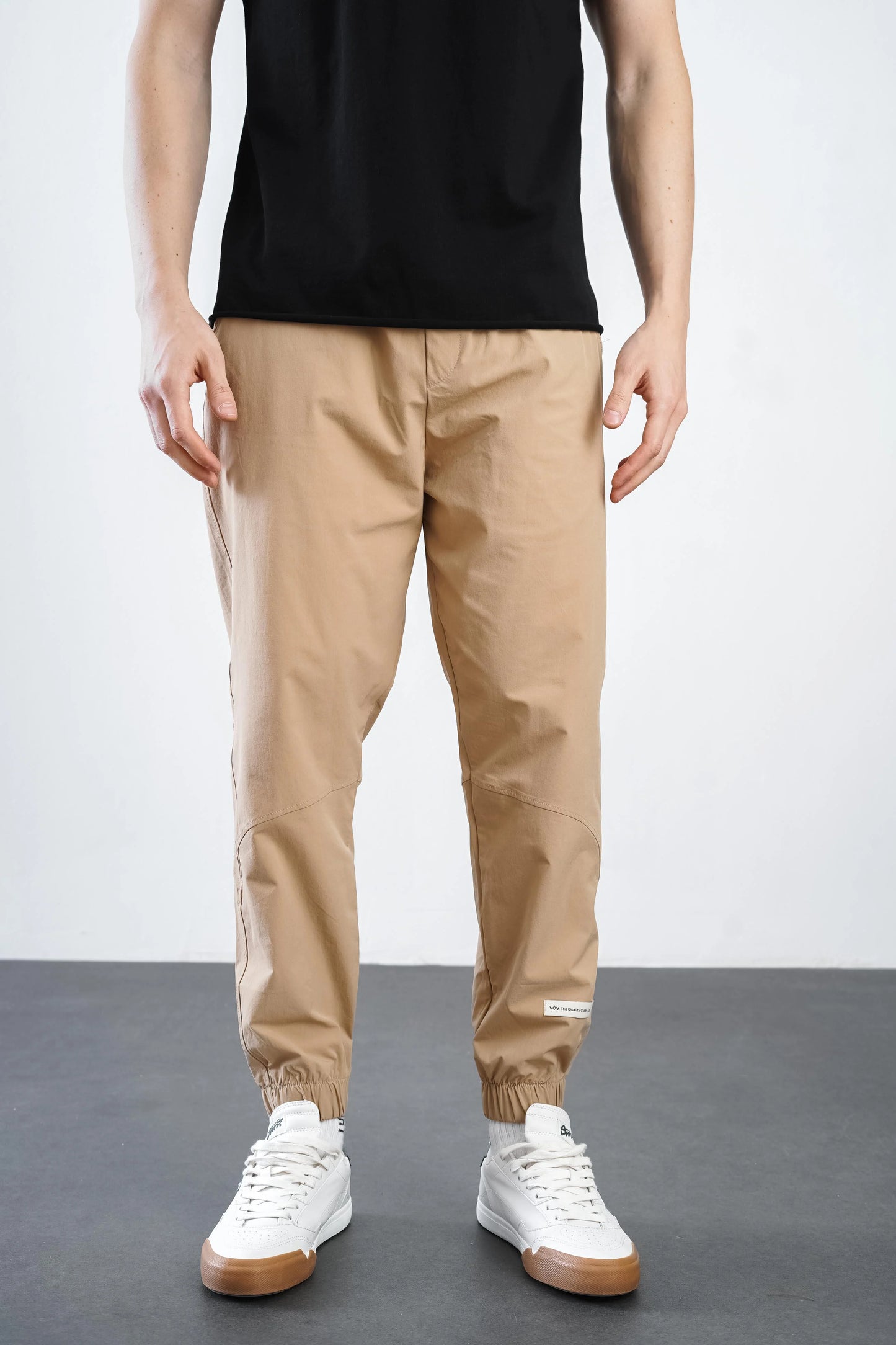 Men's Relax Fit Moulded Elasticated Leg Jogger Trousers