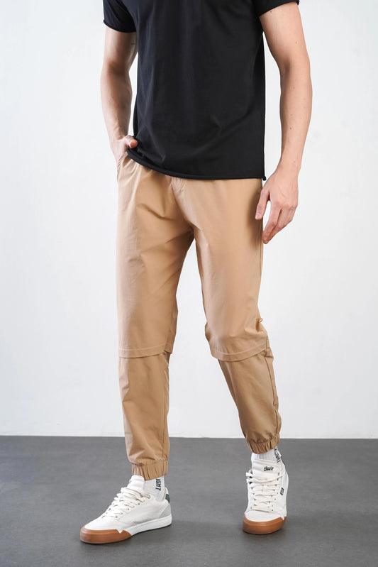 Men's Relax Fit Jogger Trousers with Elasticated Waist and Leg